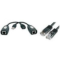LogoVision HDE USB over Cat5/5e/6 Extension Cable RJ45 Adapter