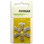 PHONAK A10 набор батареек