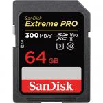 Карта памяти SanDisk Extreme Pro SDXC UHS-II V90 U3 300/260 MB/s 64GB SDSDXDK-064G-GN4IN