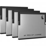 Комплект из четырех карт Angelbird  AVP128CFX4