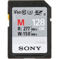 Карта памяти SDXC 128GB Sony SF-M UHS-II U3 V60 150/277 MB/s (SF-M128T)