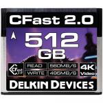 Карта памяти Delkin Devices Cinema CFast 2.0 512GB 560X 4K Video (DDCFST560512)