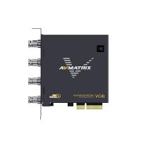 Конвертеры видеосигналов Плата видеозахвата AVMATRIX VC41 4CH 3G-SDI PCIE 