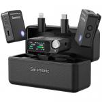 Радиосистема Saramonic Ultra 01 (TX+TX+RX) приёмник + 2 передатчика универсальная, чёрная 
