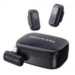 Радиосистема Hollyland LARK A1 Duo (Space Gray, with USB-C RX + Charging Case)