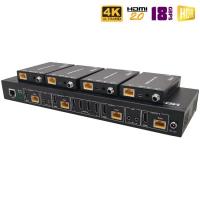 HDMI 2.0 матрица 4x4 с удлинением по витой паре Dr.HD MA 447 EX70
