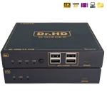 Комплект приемник-передатчик HDMI по IP /  Dr.HD EX 100 LIR KVM 4K