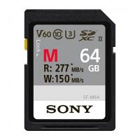 Карта памяти SDXC 64GB Sony SF-M UHS-II U3 V60 150/277 MB/s (SF-M64) 