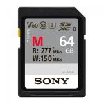 Карта памяти SDXC 64GB Sony SF-M UHS-II U3 V60 150/277 MB/s (SF-M64) 