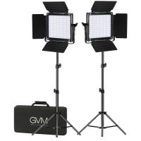 Комплект осветителей GVM 800D-RGB (2шт + софтбоксы) 