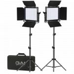 Комплект осветителей GVM 800D-RGB (2шт + софтбоксы) 